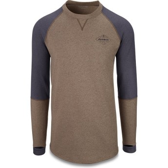 Фуфайка (термобелье) DAKINE UNION MID WEIGHT CREW TARMAC / BLACK HEATHER Размер L