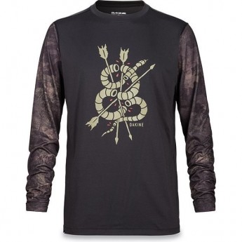 Фуфайка (термобелье) LW DAKINE GRANT CREW BLACK/PEAT CAMO Размер XL