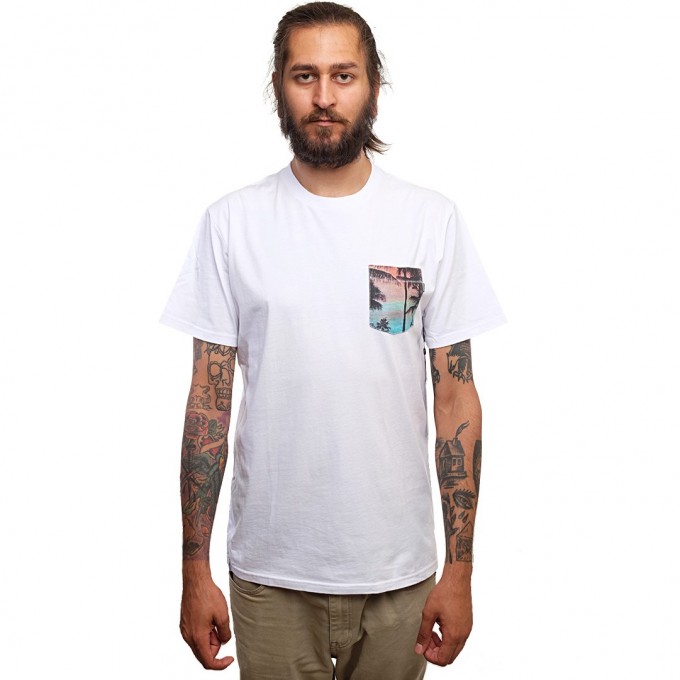 Футболка DAKINE SUNSET WHITE Размер S 8570026 (0610934934014)