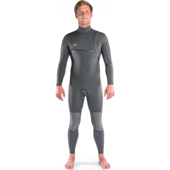 Гидрокостюм DAKINE MENS CYCLONE C/Z FULL SUIT 4/3 Graphite/Orange, размер XL