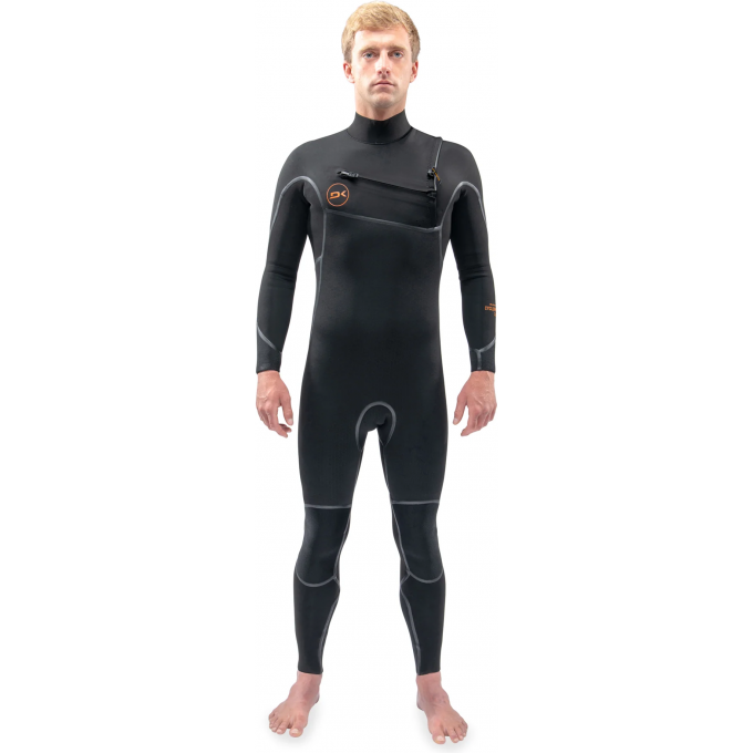 Гидрокостюм DAKINE MEN'S CYCLONE CHEST ZIP FULL SUIT 3/2mm Black, размер S DK22M32CZ (0604565591586)