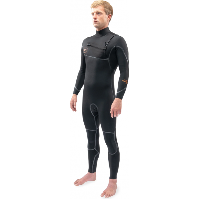 Гидрокостюм DAKINE MEN'S CYCLONE CHEST ZIP FULL SUIT 4/3mm Black, размер M DK22M43CZ (0604565591470)