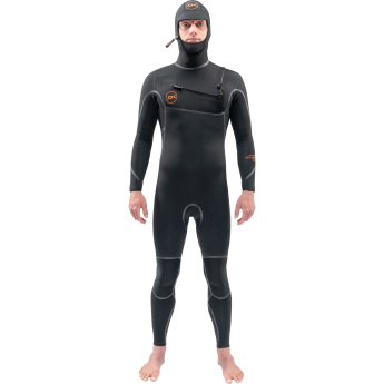Гидрокостюм DAKINE MEN'S CYCLONE CHEST ZIP HOODED 5/4mm Black, размер L Гидрокостюм DAKINE MEN'S CYCLONE CHEST ZIP HOODED 5/4mm Black, размер L