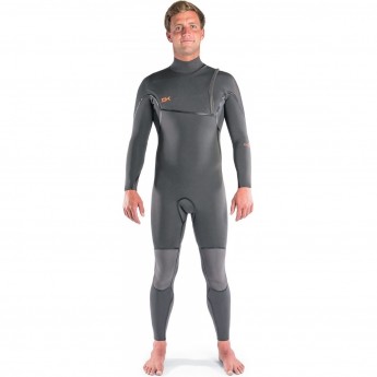 Гидрокостюм DAKINE MENS CYCLONE Z/F FULL SUIT 3/2 Graphite/Orange, размер S