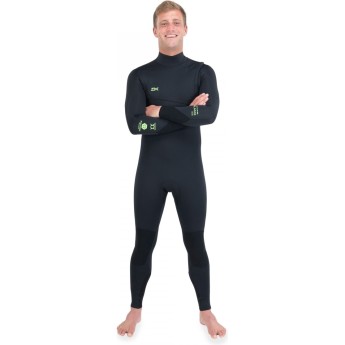 Гидрокостюм DAKINE MENS MALAMA Z/F FULL SUIT 3/2 Black, размер L