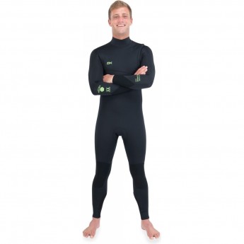 Гидрокостюм DAKINE MENS MALAMA Z/F FULL SUIT 3/2 Black, размер S
