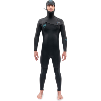 Гидрокостюм DAKINE MENS MALAMA Z/F HOODED 4/3 Black, размер L