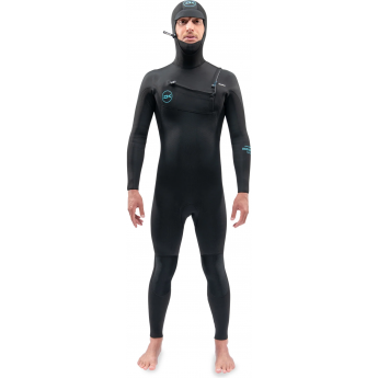 Гидрокостюм DAKINE MEN'S MISSION CHEST ZIP HOODED 5/4/3mm Black, размер MT Гидрокостюм DAKINE MEN'S MISSION CHEST ZIP HOODED 5/4/3mm Black, размер MT