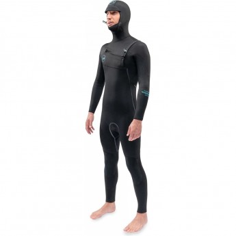Гидрокостюм DAKINE MENS MISSION CHEST ZIP HOODED 6/5/4mm Blk, размер LT