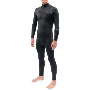 Гидрокостюм DAKINE MENS QUANTUM C/Z FULL SUIT 4/3 Black/Yellow, размер L