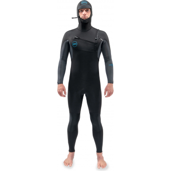 Гидрокостюм DAKINE MEN'S QUANTUM CHEST ZIP HOODED 5/4/3mm Black/Grey, размер MT Гидрокостюм DAKINE MEN'S QUANTUM CHEST ZIP HOODED 5/4/3mm Black/Grey, размер MT
