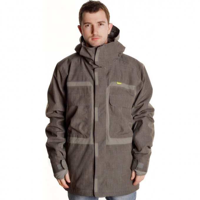 Куртка сноубордическая DAKINE 15К MENS THROTTLE JACKET MICROCHECK Размер L 8700003 (0610934737486)