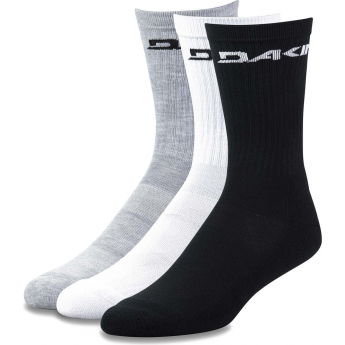 Носки (упаковка 3 пары) 43-46 DAKINE ESSENTIAL SOCK-3PK ASSORTED, L/XL