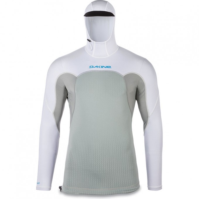 Одежда для серфинга DAKINE STORM SNUG FIT HOODED L/S WHITE Размер XXL 10002786 (0610934327007)