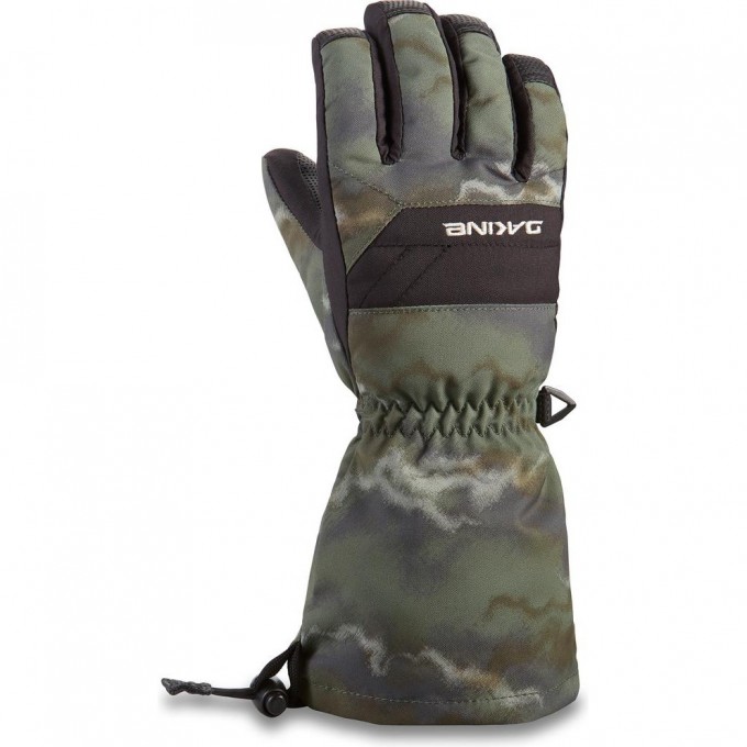 Перчатки детские DAKINE YUKON GLOVE OLIVE ASHCROFT CAMO Размер K/L 10003195 (0610934368192)