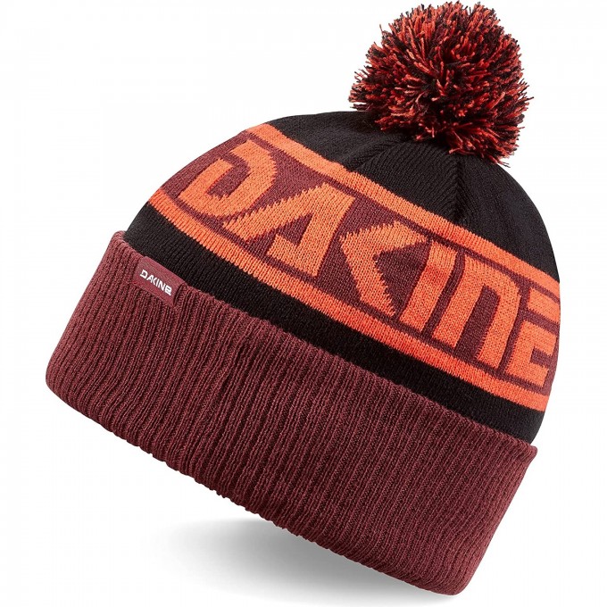 Шапка DAKINE DK STANDARD BEANIE PORT RED/SUN FLARE/BLACK 10003604 (0194626411606)