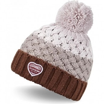 Шапка женская DAKINE EMORY BEANIE PORT RED/SPARROW/LAVENDER