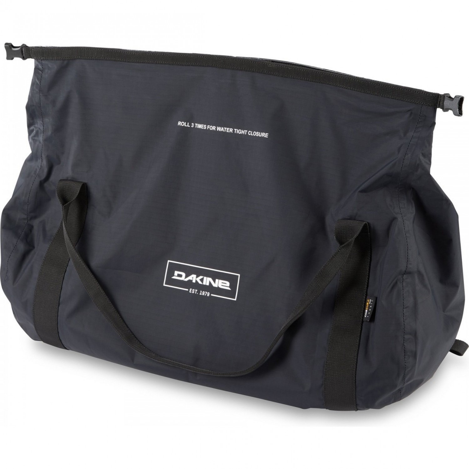 DAKINE PACKABLE ROLLTOP DRY DUFFLE 40L BLACK 10003457 0194626397467 DAKINE