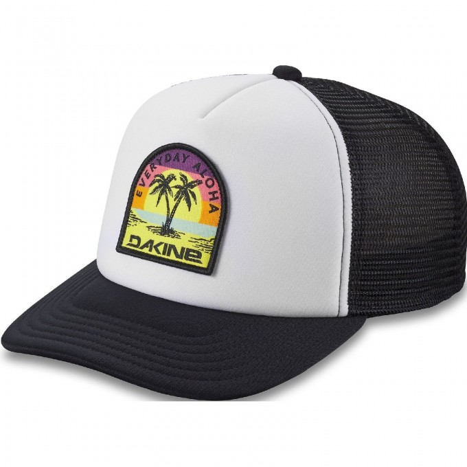 Кепка женская DAKINE EVERYDAY ALOHA TRUCKER BLACK 10003433 (0194626396699)